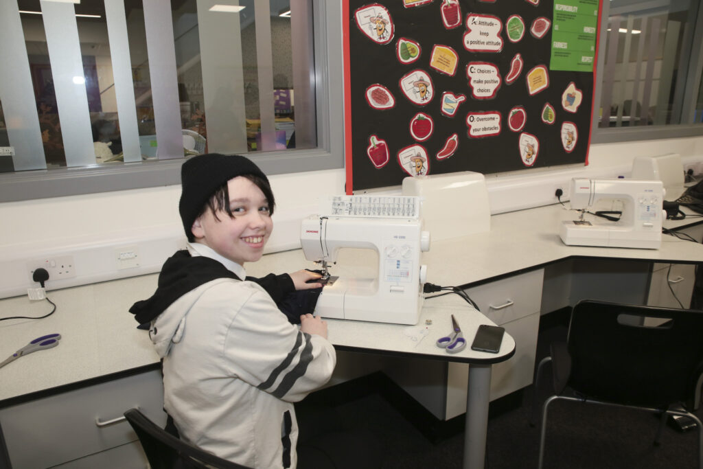 Kai Edwards has been taking part in Kindred Clothing course at SCQF level 5