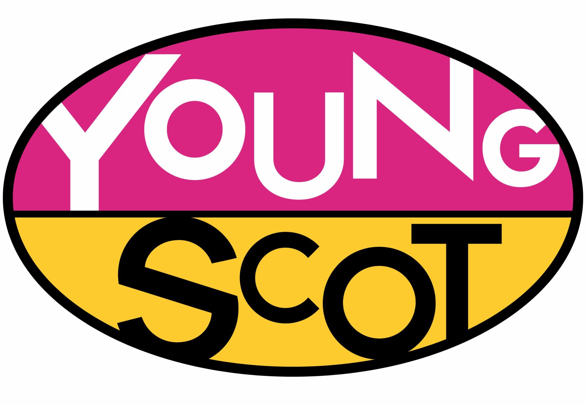 The pink and yellow Young Scot logo