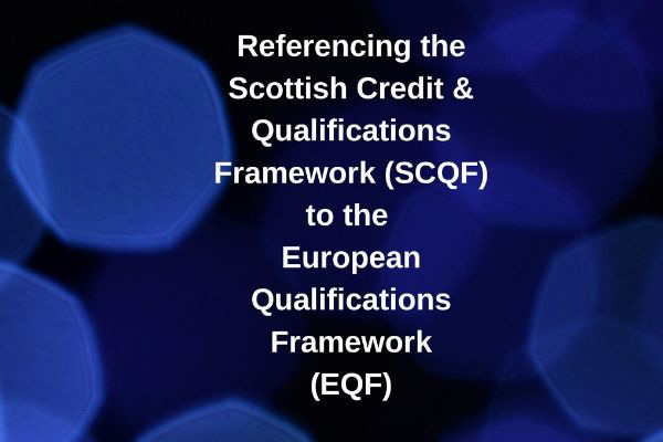 Front cover of the EQF re-referencing report