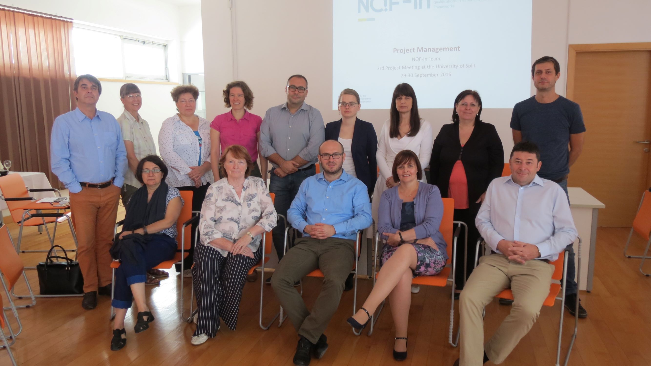 Group shot of delegates at the NQF-in meeting in Split, Croatia