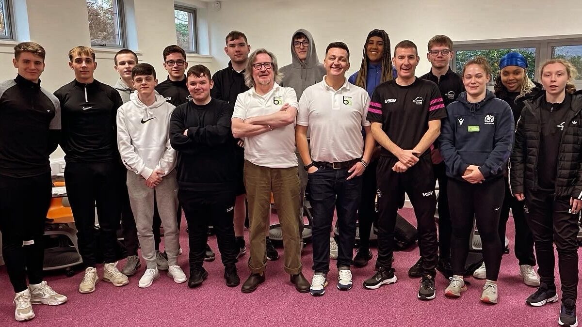 The Brothers in Arms team who are celebrating after having the qualification credit rated onto the SCQF