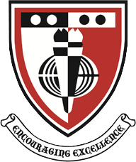 Glenwood High School is a bronze SCQF Ambassador school. The image shows the school crest