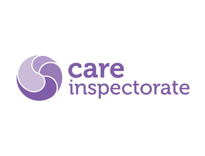Care Inspectorate logo. The Care Inspectorate is now an SCQF Inclusive Recruiter